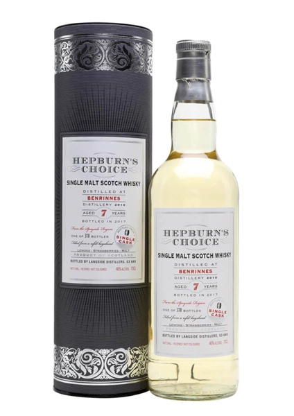 HEPBURN'S CHOICE Benrinnes 7 ans 2010 46° - Speyside