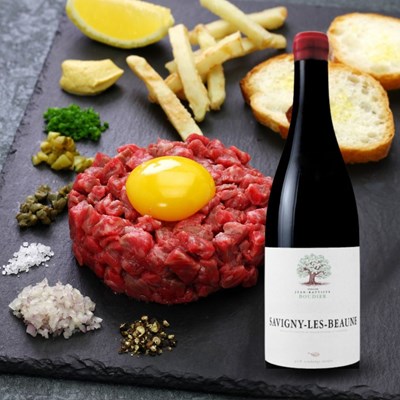 accord tartare boeuf vin