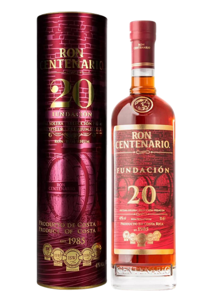 RHUM CENTENARIO  "Fundacion" 20 ANNIVERSAIRE